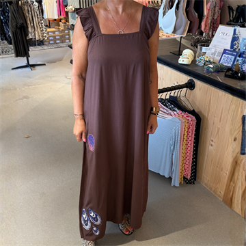 Wauw Lobster summer dress chocolate brown - 10203